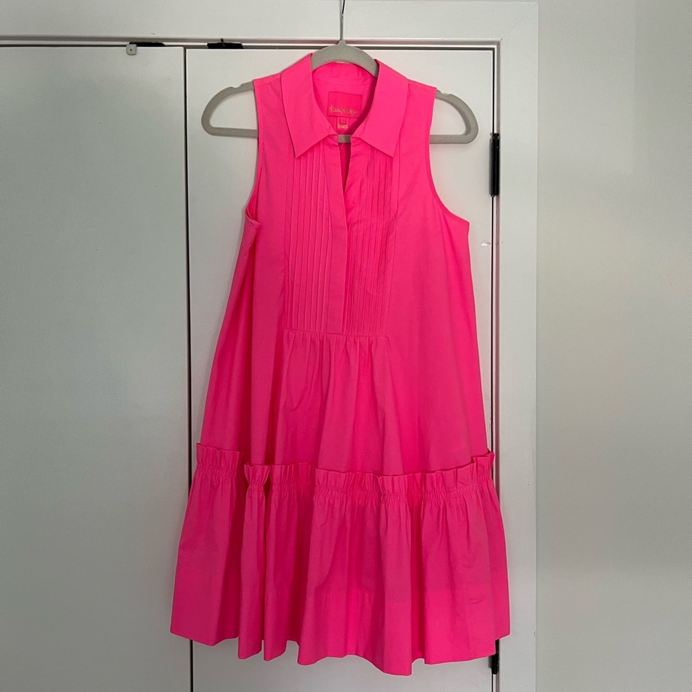 Hot pink Lilly Pulitzer dress